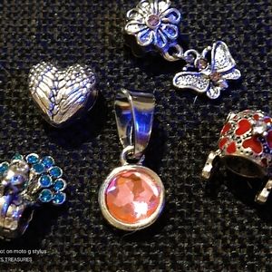 🔥25+ PANDORA,📌 LOOK A LIKE📌 SILVER, CRYSTAL &  ENAMEL. BEAUTIFUL CHARMS.